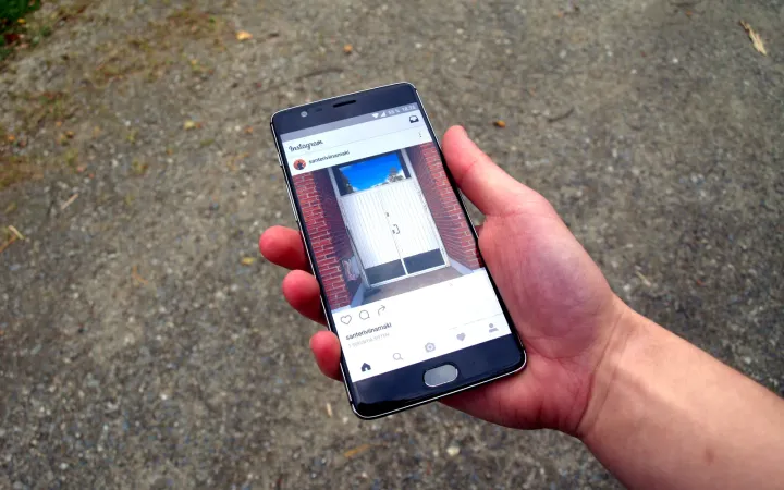 Instagram app open on a smartphone