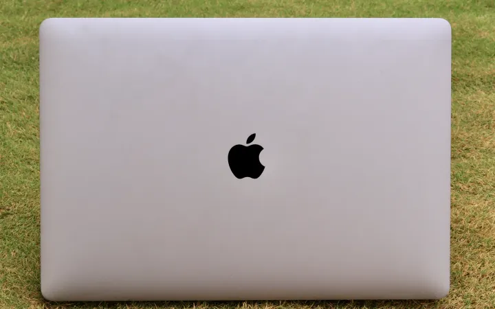 An open Apple MacBook Pro laptop